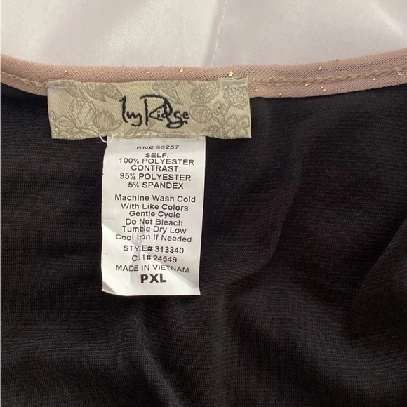 Nwot ivy ridge dolman flutter sleeve women’s blouse size pxl - Picture 5 of 7